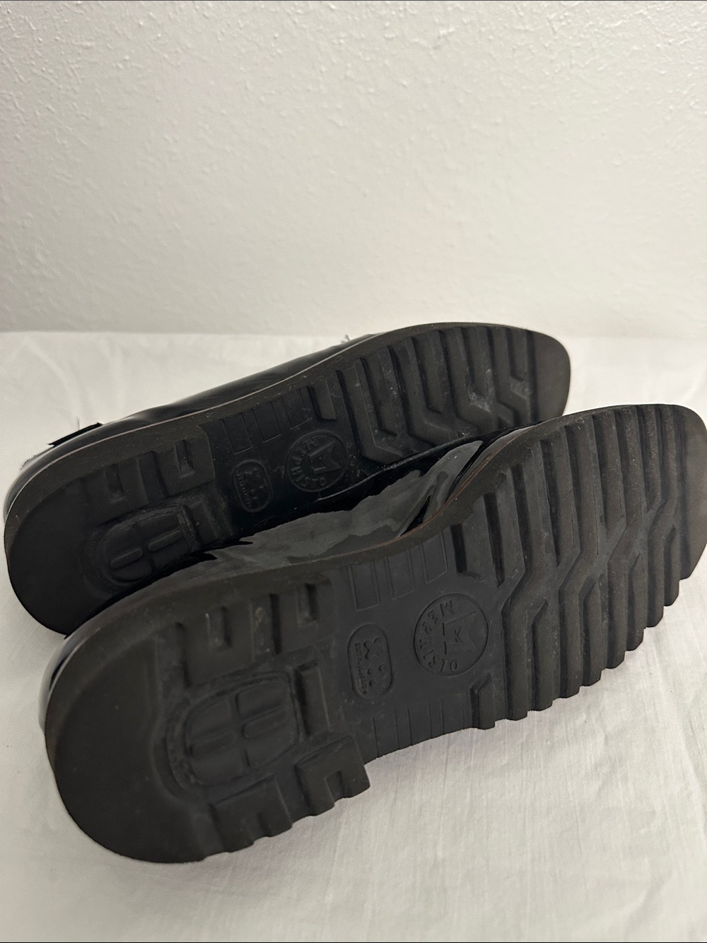 Mephisto Patent Leather Suede Penny Loafers - Picture 7 of 9